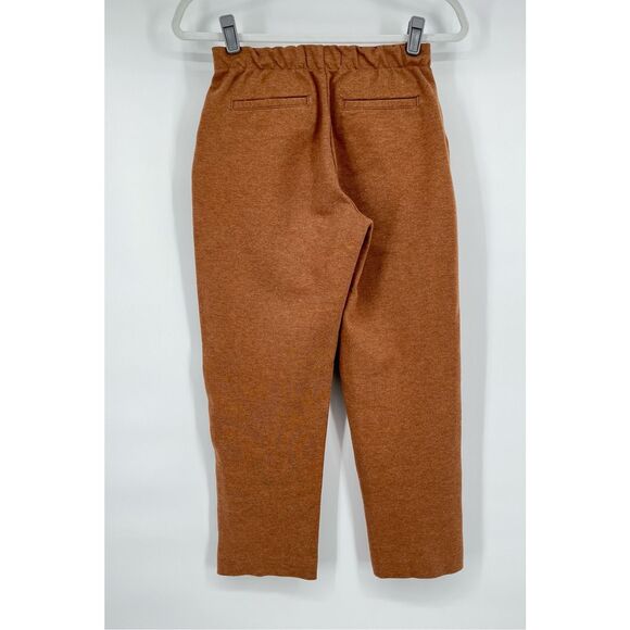 Everlane The Dream Pant Tailored Front Sewn Seam Pull On Elastic Tan Size XS EUC - Picture 2 of 9